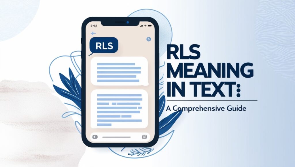 RLS Meaning in Text: A Comprehensive Guide 1