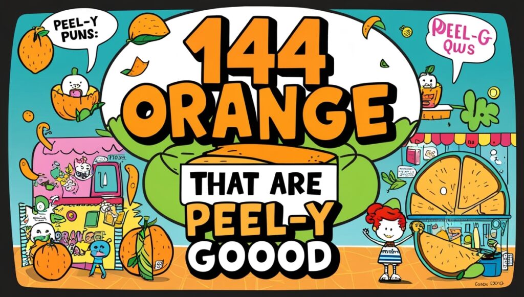 144 Orange Puns That Are Peel-y Good 1