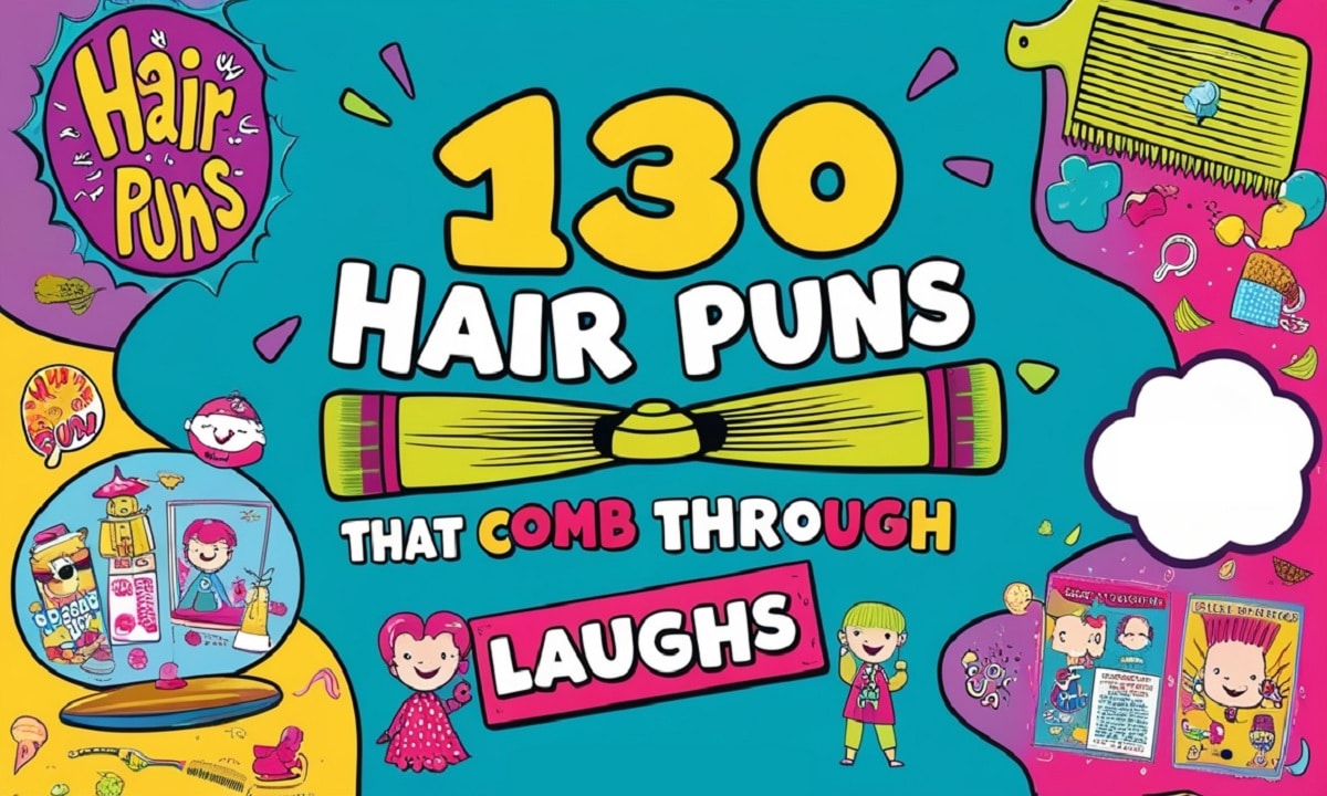 130 Hair Puns That Comb Through Laughs