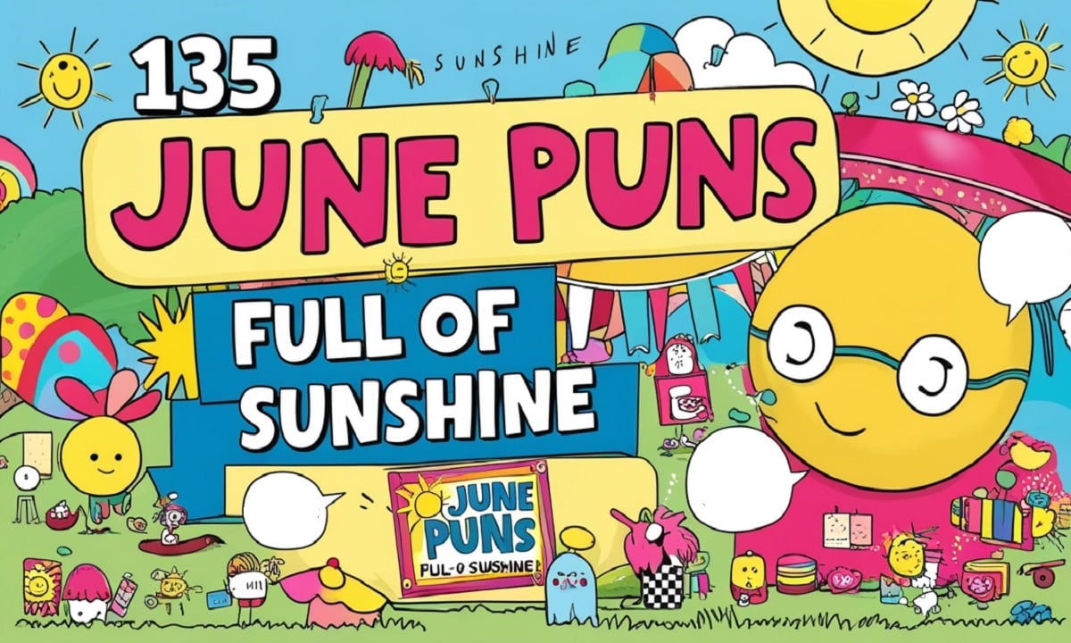 135 June Puns Full Of Sunshine