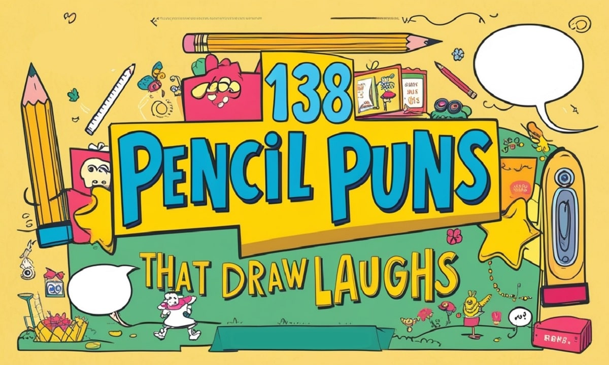 138 Pencil Puns That Draw Laughs