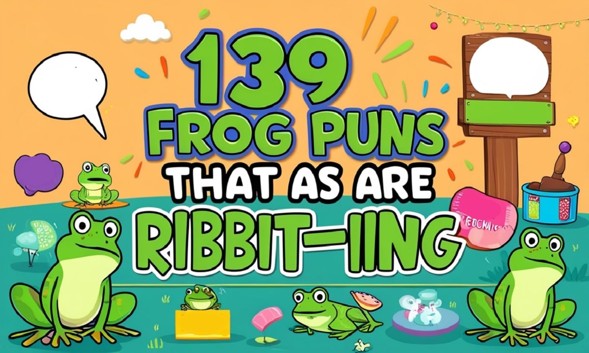 139 Frog Puns That Are Ribbit-ing