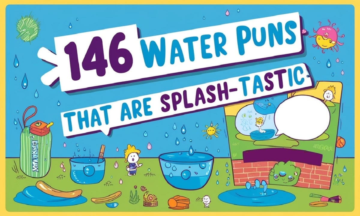 146 Water Puns That Are Splash-tastic