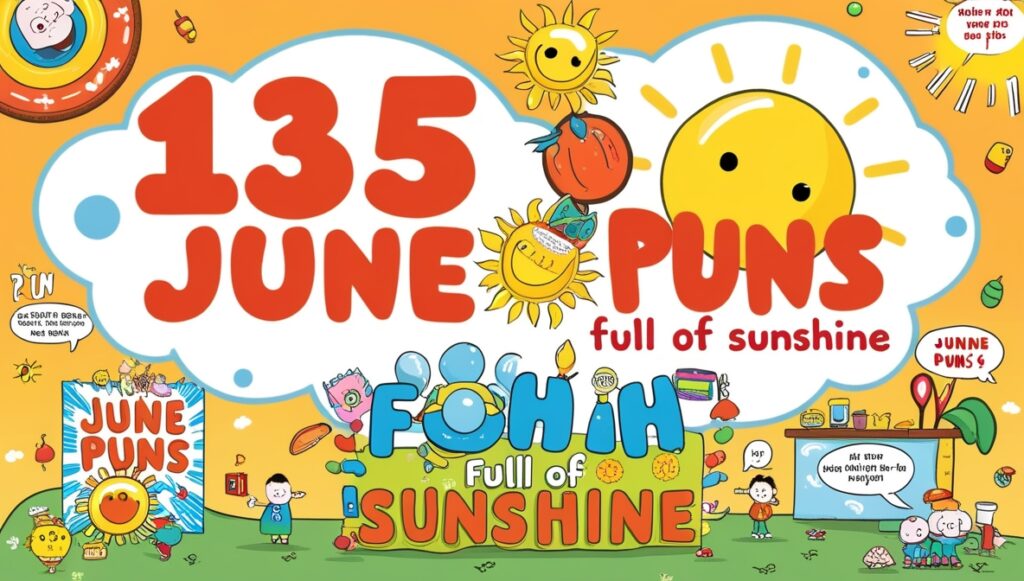 135 June Puns Full Of Sunshine 2