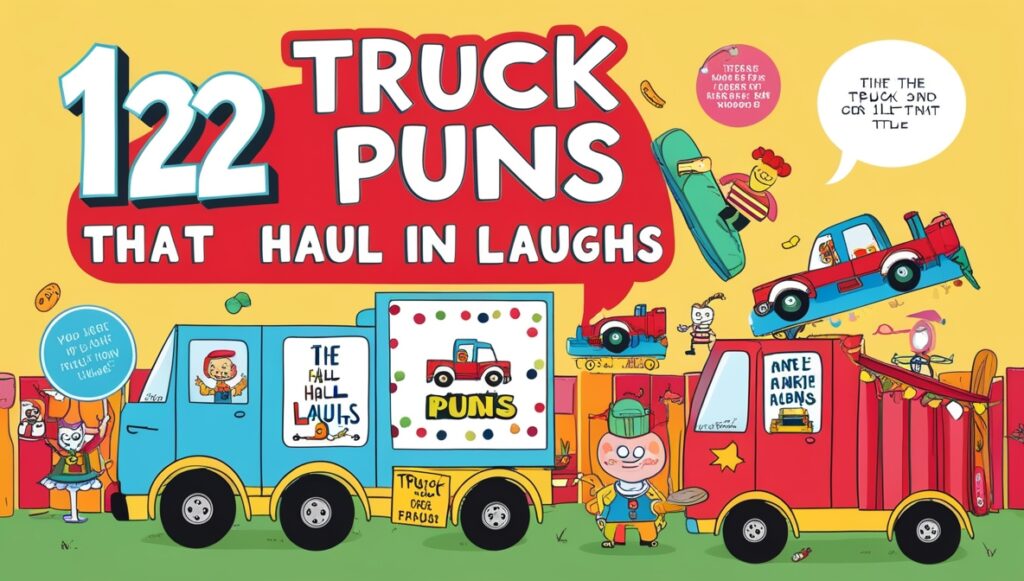 126 Truck Puns That Haul In Laughs 2