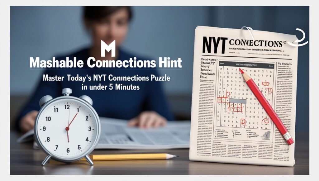 Mashable Connections Hint: Master Today's NYT Connections Puzzle in Under 5 Minutes 2