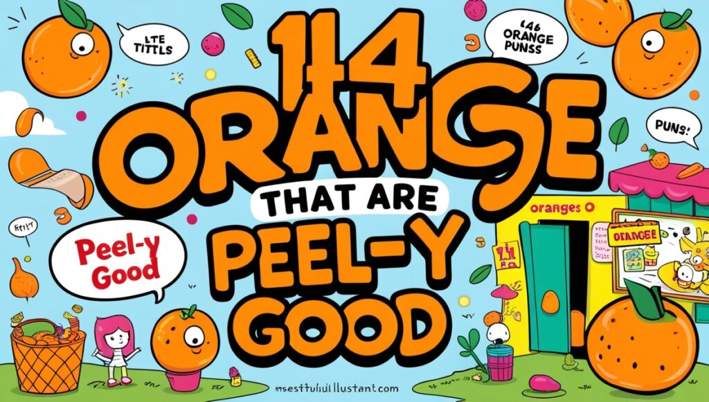 144 Orange Puns That Are Peel-y Good 2