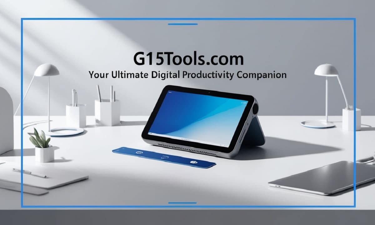G15tools com Gadget: Your Ultimate Digital Productivity Companion