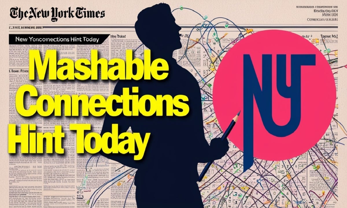 Mashable Connections Hint Today: Solve Today's NYT Connections Puzzle